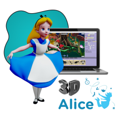 Alice 3d - КИБЕРшкола программирования для детей, компьютерные курсы для школьников, начинающих и подростков - KIBERone г. Краснознаменск