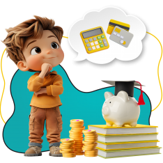 Финансовый интеллект вместе KIBERone - КИБЕРшкола программирования для детей, компьютерные курсы для школьников, начинающих и подростков - KIBERone г. Краснознаменск