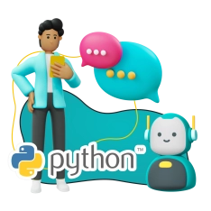 Умный чат-бот на Python на Telegram - КИБЕРшкола программирования для детей, компьютерные курсы для школьников, начинающих и подростков - KIBERone г. Краснознаменск